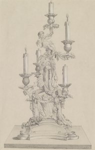 Diseño para un candelabro de Unbekannt Unbekannt